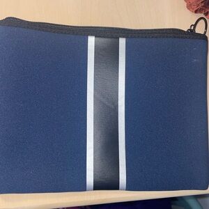 Haute Shore navy blue clutch NWOT